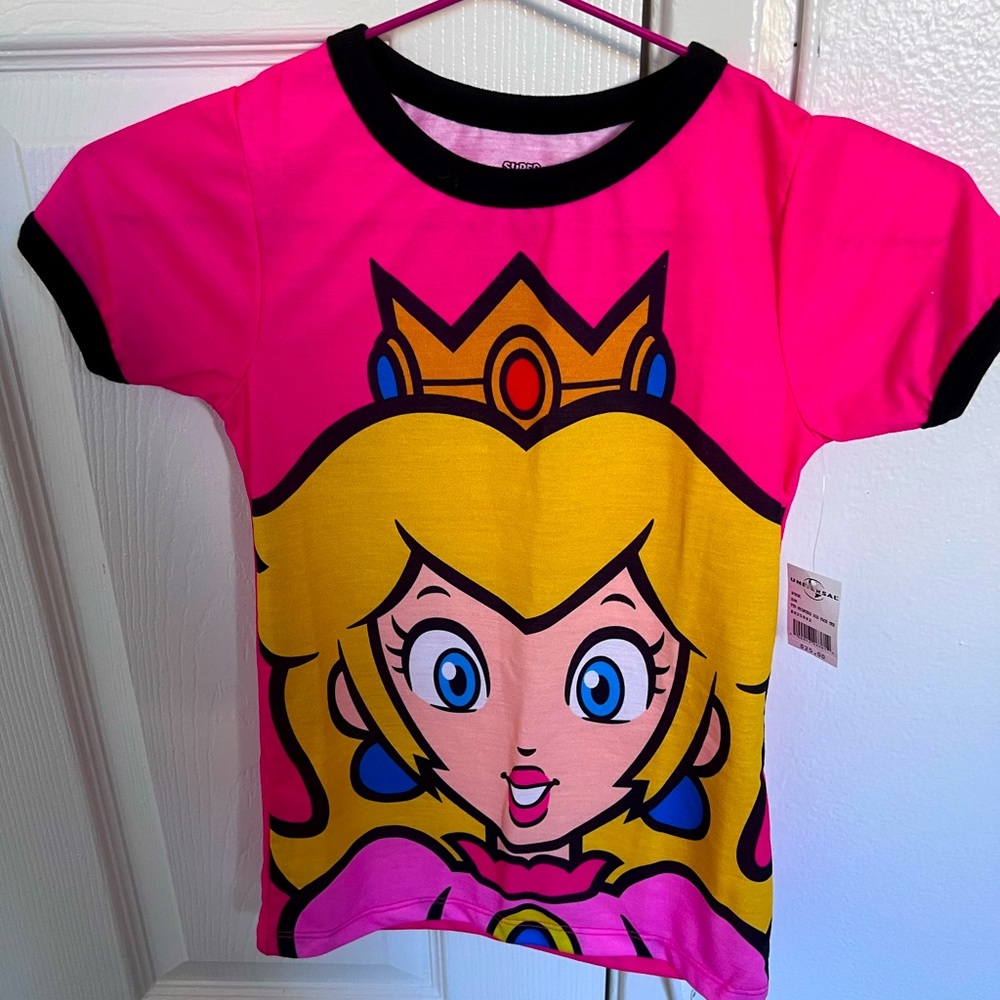 Girls princess peach t-shirt